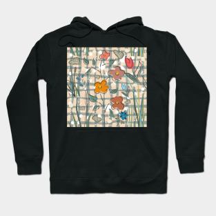 Floral Pattern Hoodie